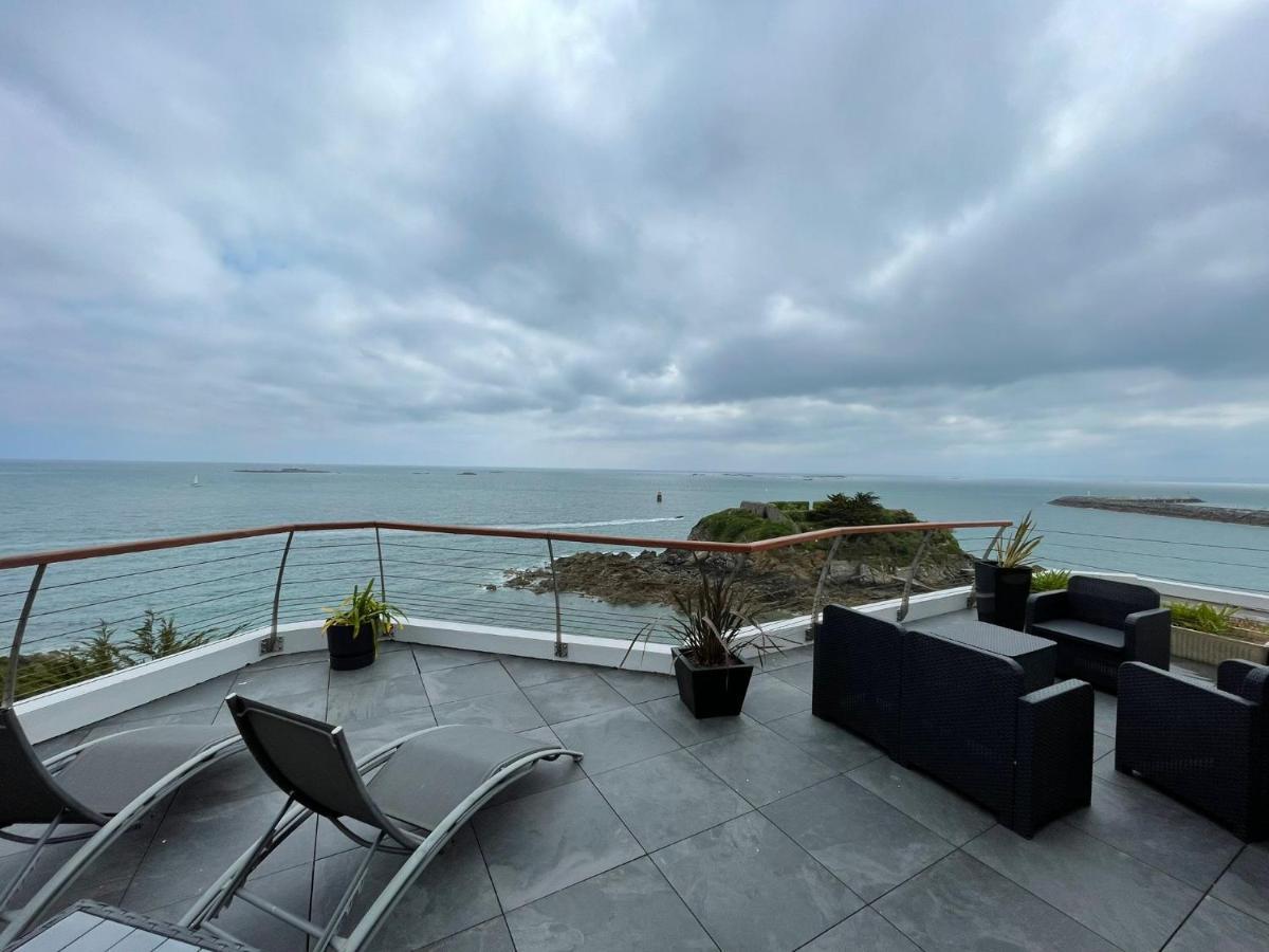 L'Exception Terrasse Vue Mer Haut De Gamme Saint-Quay-Portrieux Exterior photo